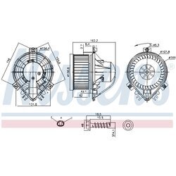 Vnútorný ventilátor NISSENS 87708 - obr. 5