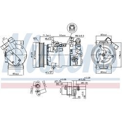 Kompresor klimatizácie NISSENS 890586 - obr. 6