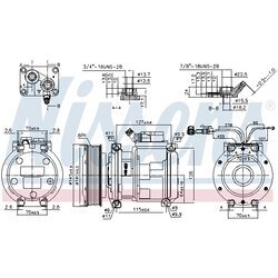 Kompresor klimatizácie NISSENS 89752 - obr. 4