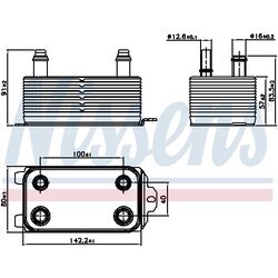 Chladič oleja automatickej prevodovky NISSENS 91162 - obr. 6