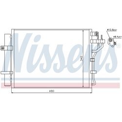 Kondenzátor klimatizácie NISSENS 940219