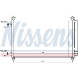 Kondenzátor klimatizácie NISSENS 940253 - obr. 5