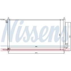 Kondenzátor klimatizácie NISSENS 940341 - obr. 4