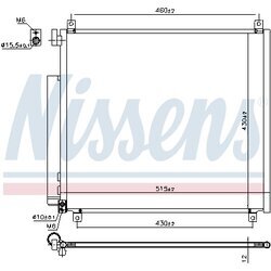 Kondenzátor klimatizácie NISSENS 941170 - obr. 4