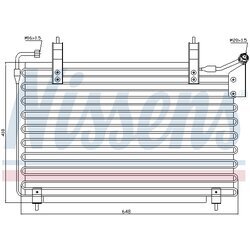 Kondenzátor klimatizácie NISSENS 94399 - obr. 4