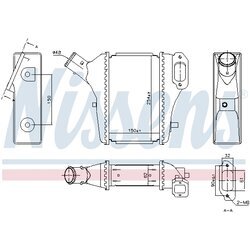 Chladič plniaceho vzduchu NISSENS 961421 - obr. 4