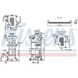 Chladič pre recirkuláciu plynov NISSENS 989374