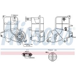Vyrovnávacia nádobka chladiacej kvapaliny NISSENS 996363
