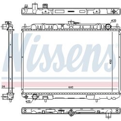 Chladič motora NISSENS 606160 - obr. 4