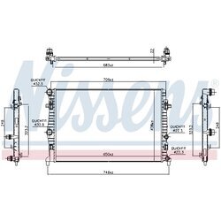 Chladič motora NISSENS 606218 - obr. 4