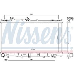 Chladič motora NISSENS 606532 - obr. 4