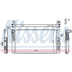 Chladič motora NISSENS 60857 - obr. 5