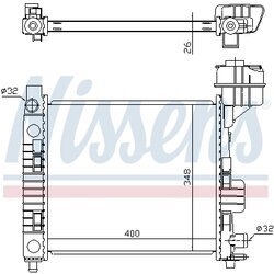 Chladič motora NISSENS 62663 - obr. 4