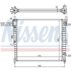 Chladič motora NISSENS 62787A - obr. 4