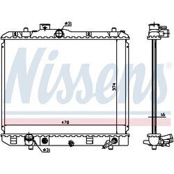 Chladič motora NISSENS 630706 - obr. 5