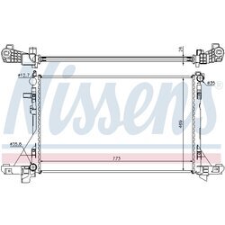 Chladič motora NISSENS 630733 - obr. 4