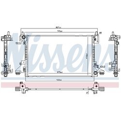 Chladič motora NISSENS 630766 - obr. 4