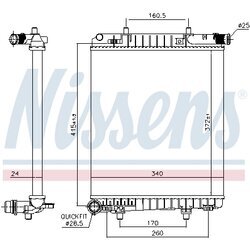 Chladič motora NISSENS 636016 - obr. 4