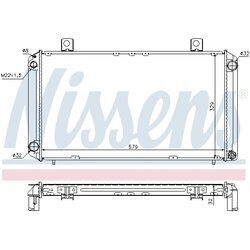 Chladič motora NISSENS 64059A - obr. 4