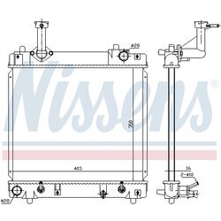 Chladič motora NISSENS 641762 - obr. 4