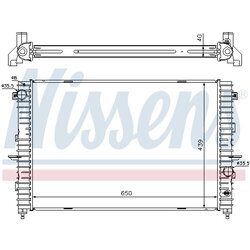 Chladič motora NISSENS 64313A - obr. 5