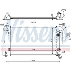 Chladič motora NISSENS 64648A - obr. 4