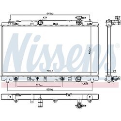 Chladič motora NISSENS 646938 - obr. 4