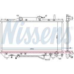 Chladič motora NISSENS 64802 - obr. 4