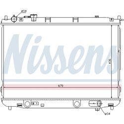 Chladič motora NISSENS 66637 - obr. 4