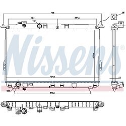 Chladič motora NISSENS 67026 - obr. 4