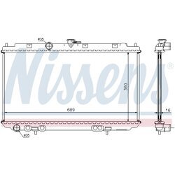 Chladič motora NISSENS 67346A - obr. 5