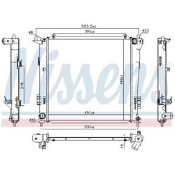 Chladič motora NISSENS 675016 - obr. 4