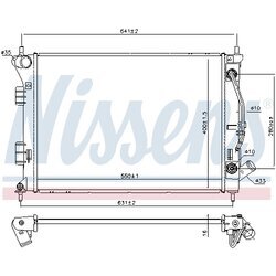 Chladič motora NISSENS 675039 - obr. 4