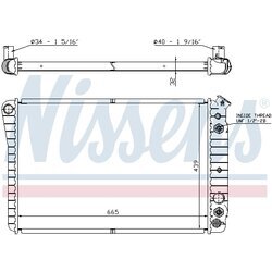 Chladič motora NISSENS 67600 - obr. 4