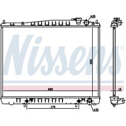 Chladič motora NISSENS 681206 - obr. 4
