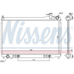 Chladič motora NISSENS 681213 - obr. 4