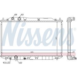 Chladič motora NISSENS 68143 - obr. 4