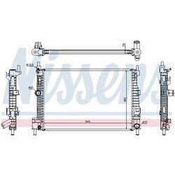 Chladič motora NISSENS 68523 - obr. 4