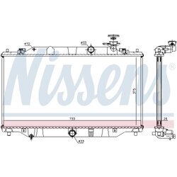 Chladič motora NISSENS 68536 - obr. 5