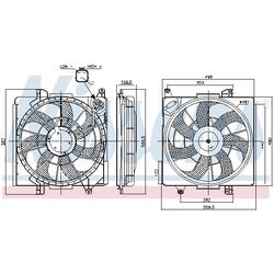 Ventilátor chladenia motora NISSENS 850039 - obr. 5