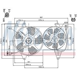 Ventilátor chladenia motora NISSENS 85296 - obr. 6