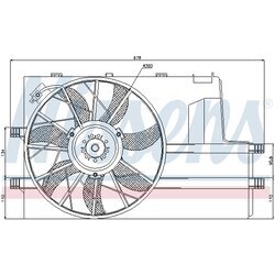 Ventilátor chladenia motora NISSENS 85604 - obr. 5