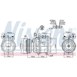 Kompresor klimatizácie NISSENS 890233 - obr. 5