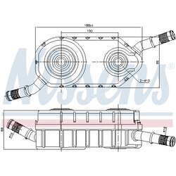 Chladič oleja automatickej prevodovky NISSENS 91287 - obr. 4