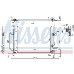 Kondenzátor klimatizácie NISSENS 940588 - obr. 4
