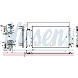 Kondenzátor klimatizácie NISSENS 940735 - obr. 5