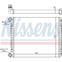 Chladič motora NISSENS 60426 - obr. 5