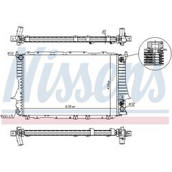 Chladič motora NISSENS 60476 - obr. 4