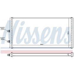 Chladič motora NISSENS 606517 - obr. 4