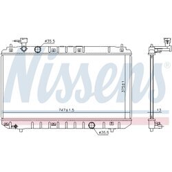 Chladič motora NISSENS 606666 - obr. 4